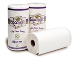 40090 EcoSoft™ Green Seal™ Household Roll Towels - 30 Rolls per case