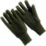 Jersey Type Brown Gloves - One Dozen
