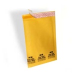6”X10” (No. 0) Kraft Self-Seal Bubble Mailers | Case Pack-250 each.