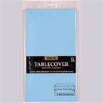Amscan 54"x108" Powder Blue Colored Plastic Tabelcover - 12 per Pack