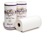 40090 EcoSoft™ Green Seal™ Household Roll Towels - 30 Rolls per case