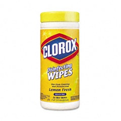 Disinfectant Wipes - Clorox Lemon Scent Professional Disinfecting 35 Wipe Canister - (12 Canisters per case)