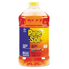 All Purpose Cleaner - Clorox Professional Pine-Sol All-Purpose Cleaner, Orange Scent, 144oz. Bottle - 3 Bottles per case