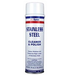 Dymon Stainless Steel 20oz Aerosol - 12 Cans per case