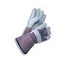 Leather Palm Gloves with Gauntlet Cuff - One Dozen