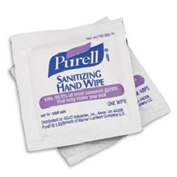 Wipes - Purell Hand Sanitizer Towelette  | Case Pack 1000