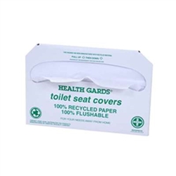 HOS GREEN-1000 Hospital Specialty Co. Health Gards® Recycled Toilet Seat Covers