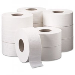 Kimberly-Clark 07304 COTTONELLE JRT Jr. Jumbo Bath Tissue Roll, 9" dia, 750 ft Long - 12 per Carton