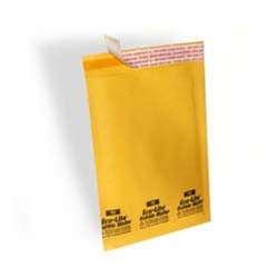 6”X10” (No. 0) Kraft Self-Seal Bubble Mailers | Case Pack-250 each.