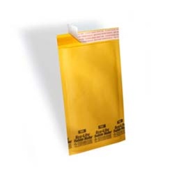 5”X10” (No. 00) Kraft Self-Seal Bubble Mailers | Case Pack-250 each.