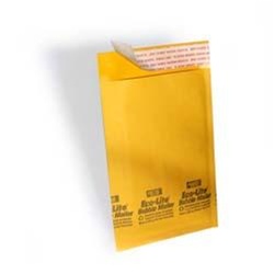 4”X8” ( No. 000) Kraft Self-Seal Bubble Mailers | Case Pack-500 each.