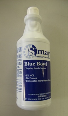 Toilet Bowl Cleaner - Smart 32oz Blue Bowl Cleaner - 12 Bottles per case