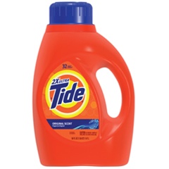 Laundry Detergent - Procter & Gamble Ultra Tide® 2X Liquid Laundry Detergent - 6 Bottles per Case