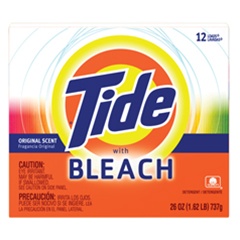 Laundry Detergent - Procter & Gamble Tide� Laundry Detergent Powder with Bleach - 15 Boxes per case