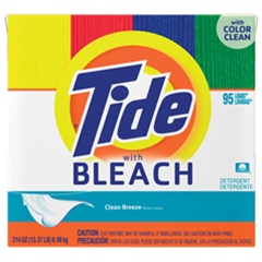 Laundry Detergent - Procter & Gamble Tide� Laundry Detergent Powder with Bleach - 2 Boxes per Case