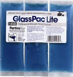 #1432 GlassPac Glass Cleaner Box - 132 Packs per box