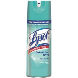LYSOL DISINFECTANT CRYSTAL WATERS (12 cans/carton)