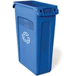 Rubbermaid 3540-07 Slim Jim® with Venting Channels - Recycling