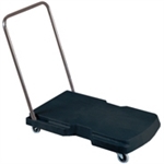 Rubbermaid 4400 Triple® Trolley, Utility Duty with Straight Handle and 3" (7.6 cm) Casters