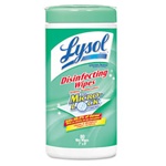 Disinfectant Wipes - Lysol Citrus Scent with Micro-Lock Fibers 80 Wipe Canister - (6 Canisters per case)