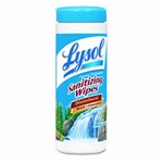 Disinfectant Wipes - Lysol Spring Waterfalls Scent Disinfecting 35 Wipe Canister - (12 Canisters per case)