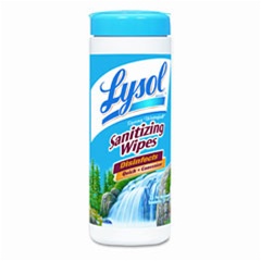 Disinfectant Wipes - Lysol Spring Waterfalls Scent Disinfecting 35 Wipe Canister - (12 Canisters per case)