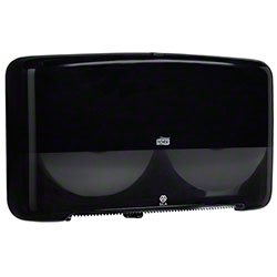 Tork Elevation Twin Mini Jumbo Bath Tissue Dispenser black