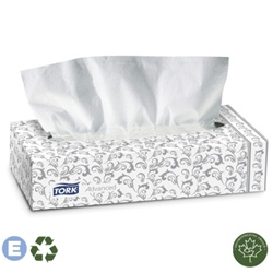 TF6810 Tork Advanced Facial Tissue 100 Sheet Flat Box - 30 Boxes per case