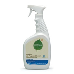 Seventh Generation Free & Clear Natural All Purpose Cleaner, 32oz Spray - 8 Bottles per case